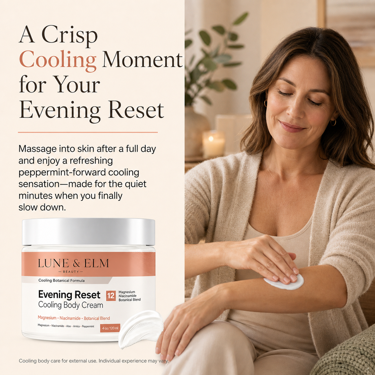 Lune & Elm Evening Reset Cooling Body Cream